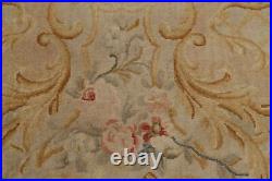 Vintage Victorian Style Large France Aubusson Oriental Area Rug Hand-made 11x16